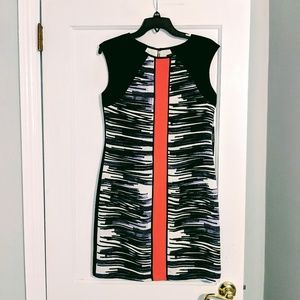Patterned sheath dress